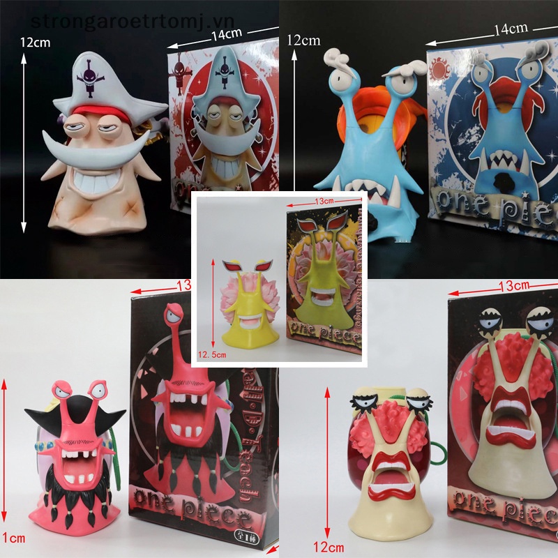 Mô Hình Đồ Chơi Nhân Vật Luffy Edward Newgate Law Doflamingo Jinbe Den Den Mushi Trong Phim Hoạt Hình "One piece"
