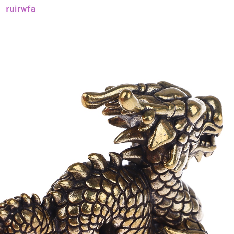 1 Tượng Rồng Thần Thoại Trung Hoa Thuần Khiết Bằng Đồng Thau Nguyên Chất Trang Trí Phong Thủy ruirwfa Mới