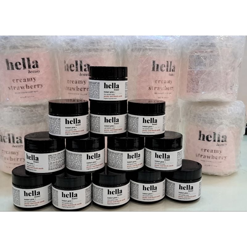 Kem body trắng da Hella dưỡng ẩm nâng tone tức thì, mờ thâm hella beauty