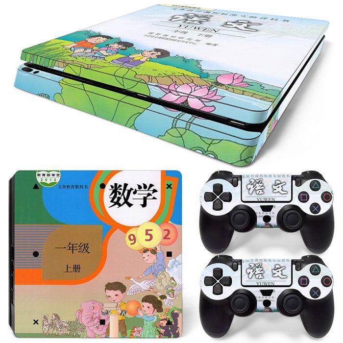 Miếng Dán Mỏng Họa Tiết Hoạt Hình Trang Trí Tay Cầm Chơi Game PS4 PS4