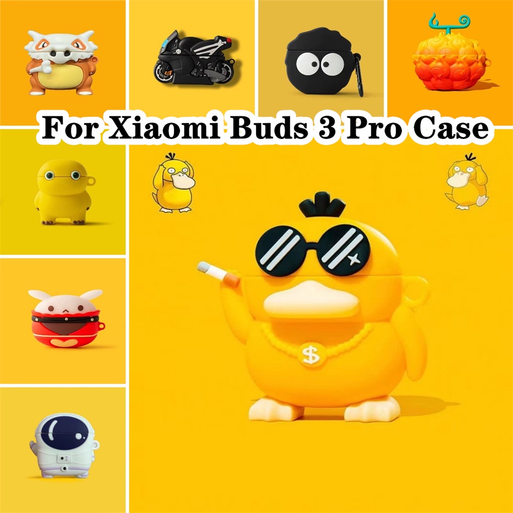 Vỏ Bảo Vệ Hộp Sạc Tai Nghe Xiaomi Buds 3 Pro Xiaomi Buds 3 Pro Mềm Chống Rơi Hình Shiba Inu Dễ Thương