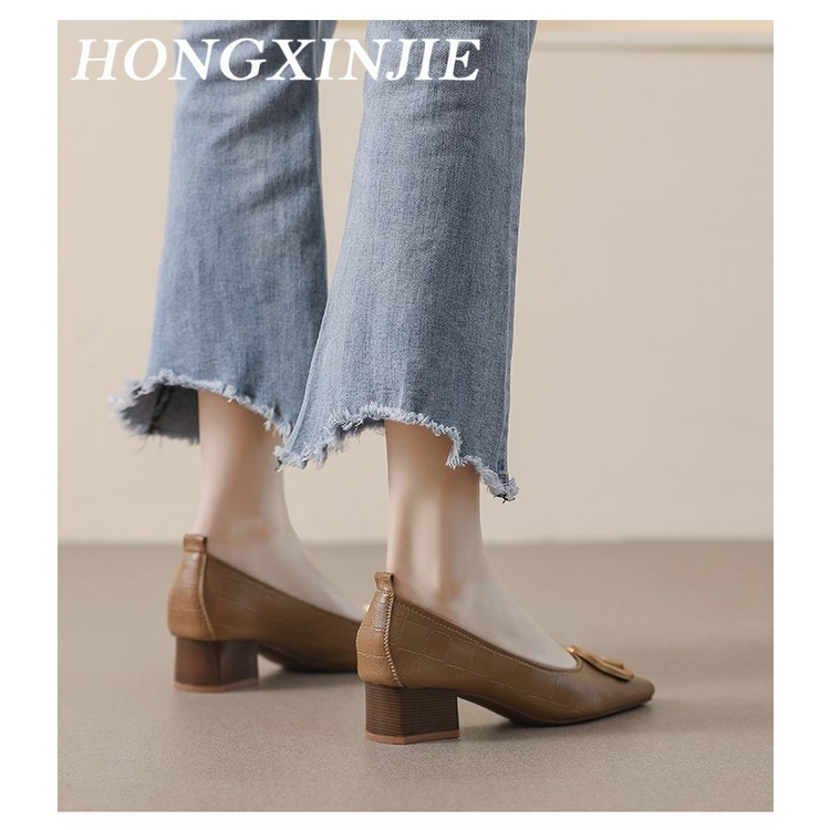 HONGXINJIEgiày nữ giày cao gót nữ  2023 HOTSALE Xu hướng thời trang 072401