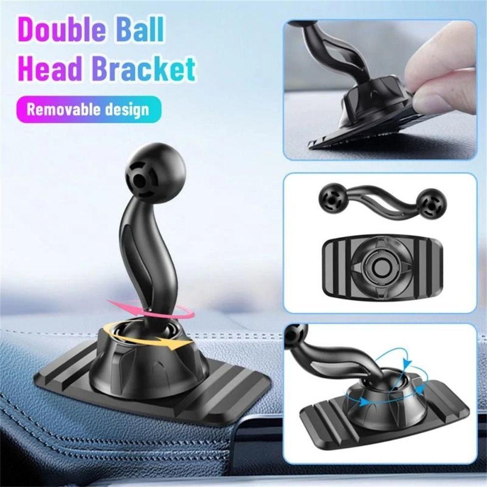 Đế Đỡ Điện Thoại / Xe Hơi Đầu Bi 17mm Bằng ABS Bền Bỉ Thông Dụng
