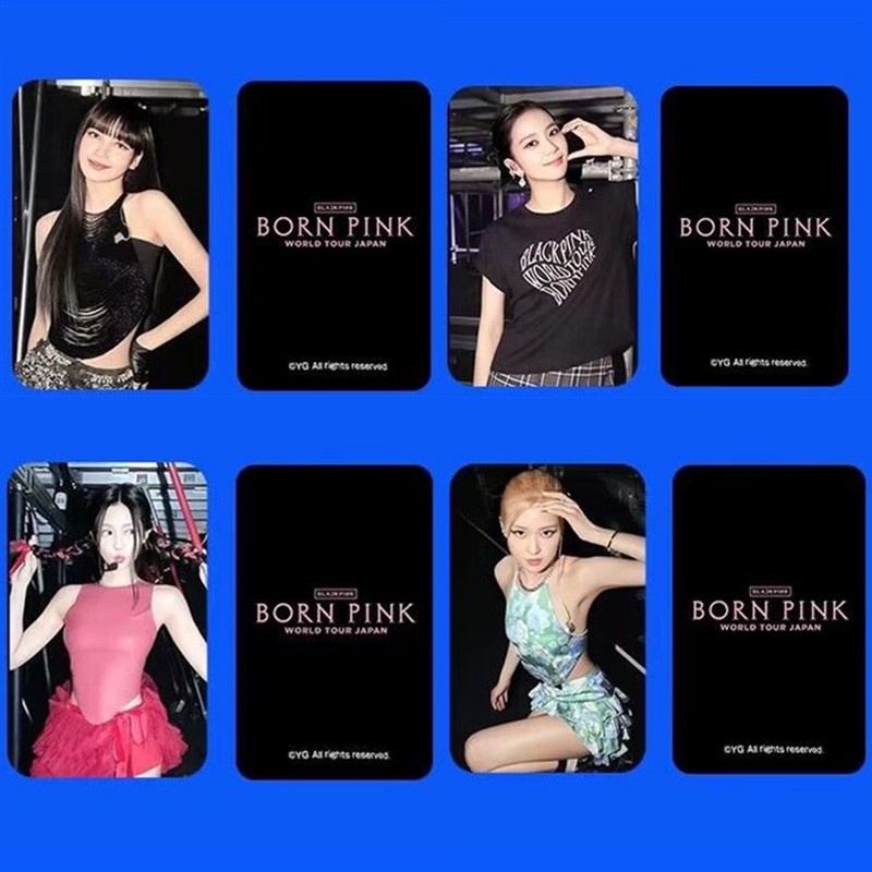 Set 4 Tấm Ảnh Lomo Card Nhóm Nhạc Blackpink Nhật Bản