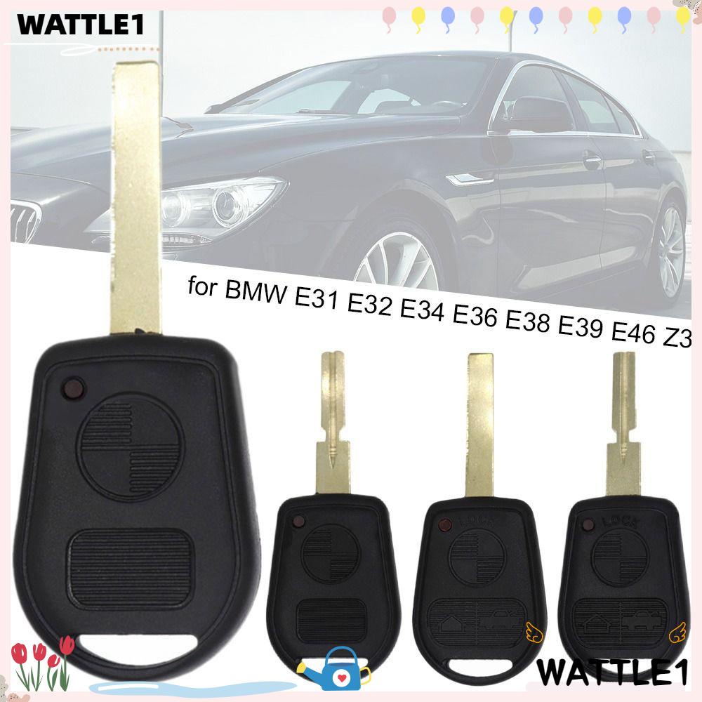 WTTLE Vỏ Chìa Khóa 2 / 3 Nút Cho Xe Hơi BMW E31 E32 E34 E36 E38 E39 E46 Z3