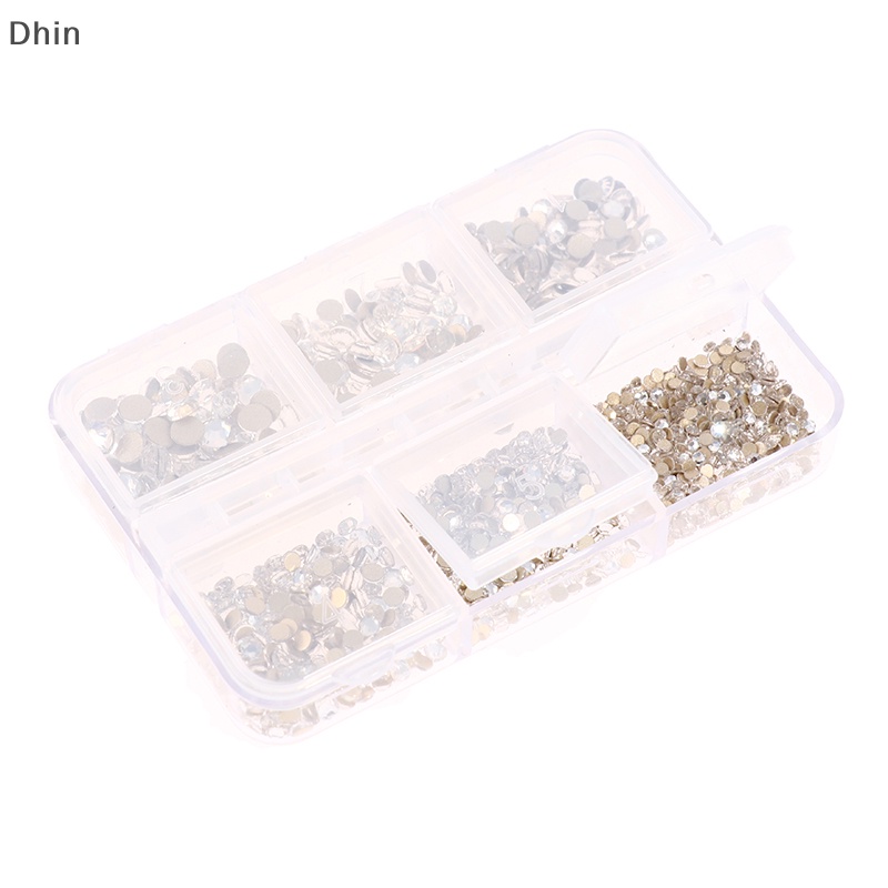Hộp 6 Kích Cỡ Đá Pha Lê Trang Trí Móng Tay Nghệ Thuật