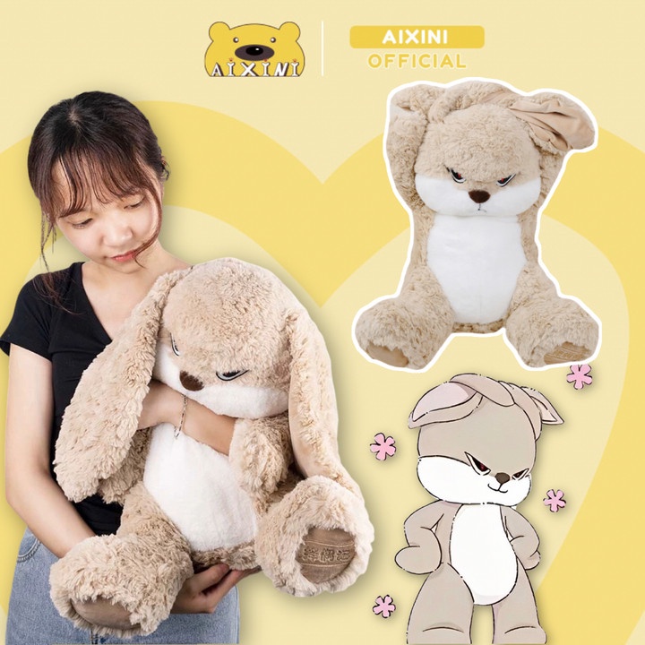 Thỏ Diu Diu ZEIO dễ thương Thú nhồi bông thỏ giận dữ AIXINI