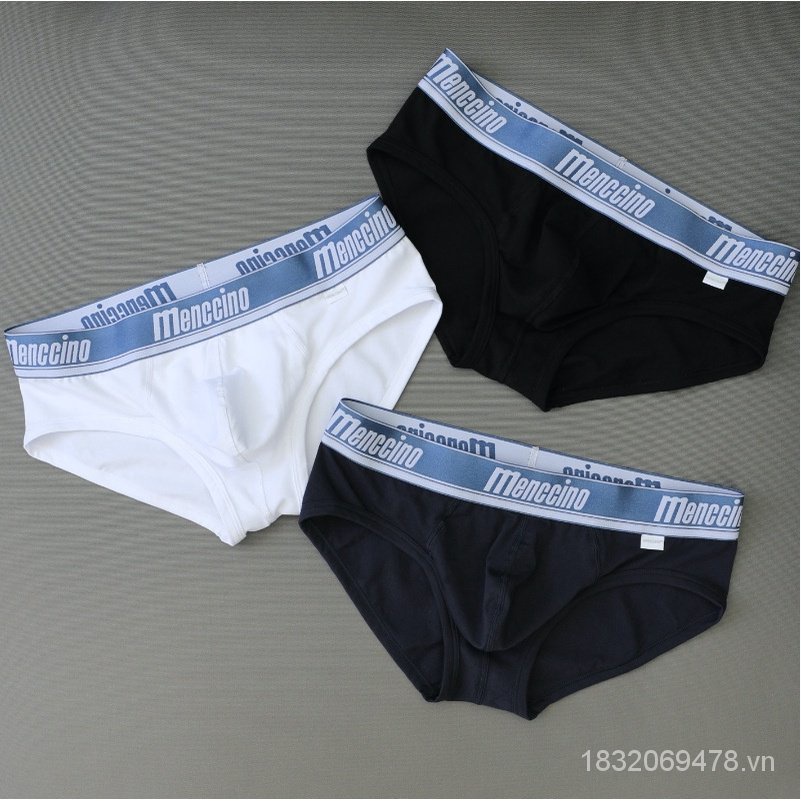 Quần Lót Cotton Lưng Thấp Thoáng Khí Phong Cách Thể Thao Quyến Rũ Cho Nam