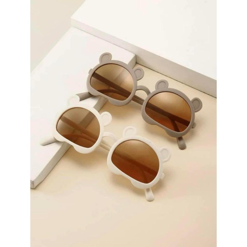 Combo 2 Kính mắt cho bé mẫu tai gấu kèm hộp đựng