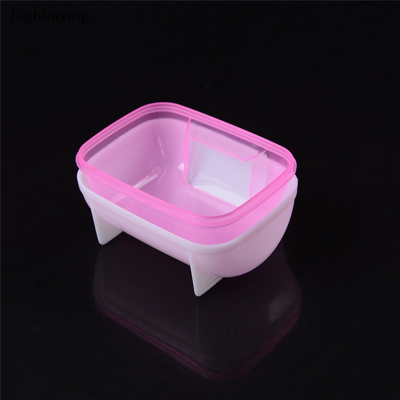 Chất lượng cao cho thú cưng hamster phòng tắm phòng tắm cát phòng tắm hơi nhà vệ sinh lồng cát phòng tắm bằng nhựa trong suốt mới