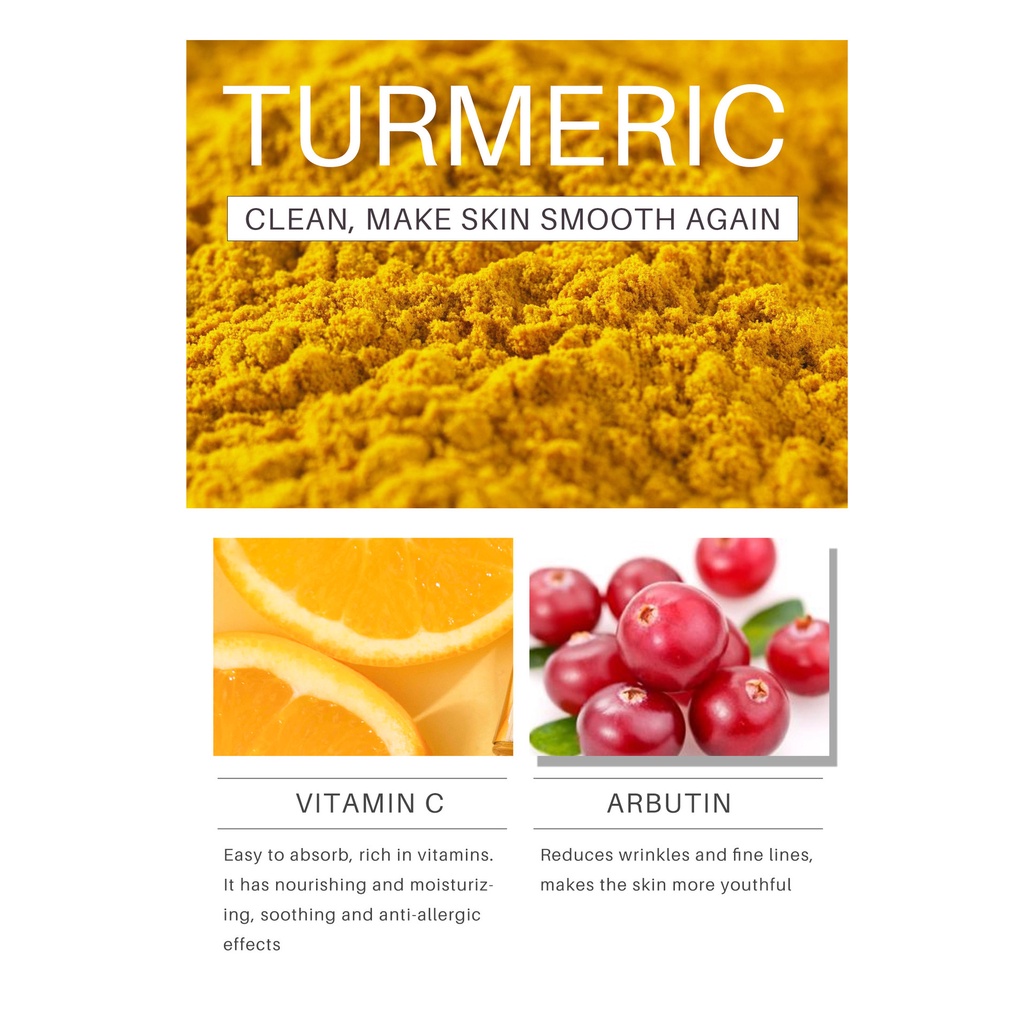 Sữa Dưỡng Thể SAUVASINE Turmeric 100ml Chứa Vitamin C Arbutin Làm Trắng Da Tẩy Tế Bào Chết Chống Lão Hóa