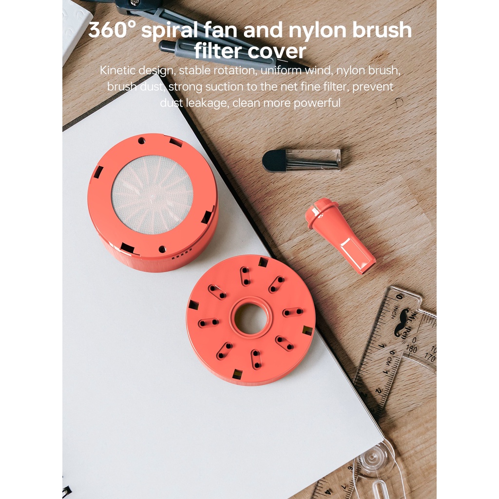 Máy Hút Bụi Mini Cầm Tay Để Bàn Dùng Tẩy Bút Chì / Cạo Râu Cho Bé Máy Hút Bụi Vệ Sinh Bàn Phím Máy Tính Kiểu Dáng Mini Tiện Dụng Siêu Dễ Thương