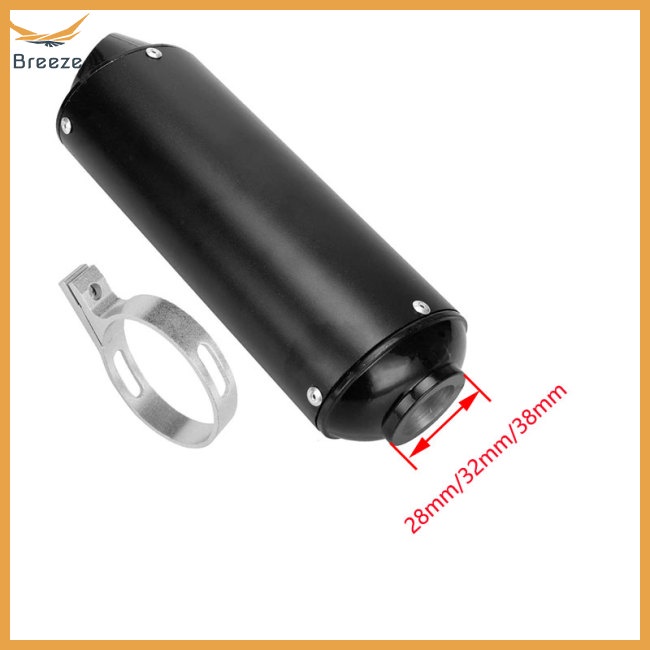 Breeze Ống Xả Khí Giảm Thanh 28mm / 32mm / 38mm Cho Xe Mô Tô atv