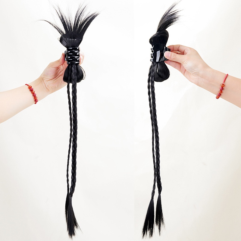 Tóc Giả Thắt Bím Đuôi Gà y2k Thời Trang Cho Nữ