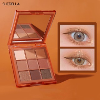 Bảng Phấn Mắt SHEDELLA Chín Màu Chống Thấm Nước Phong Cách Âu Mỹ