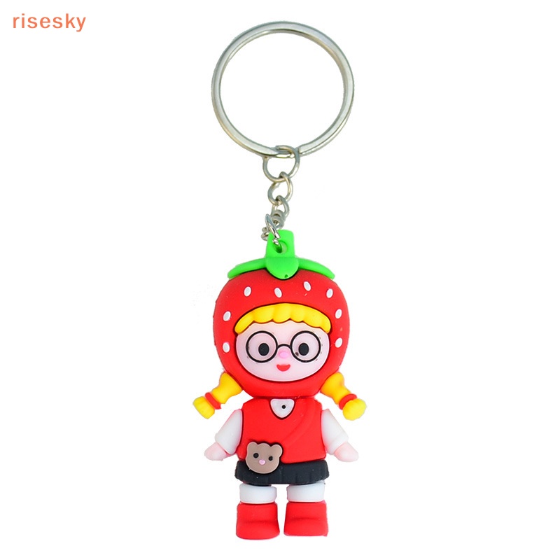 Móc Khóa Búp Bê Hoạt Hình Trái Cây Dưa Hấu / Dưa Hấu Bện Dây Dễ Thương Làm Quà Tặng Hoạt