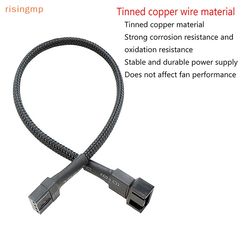 1 Dây Cáp Chia Cổng Quạt 4 Pin Từ 1 Sang 1 2 3 4 Cho Quạt Máy Tính PC