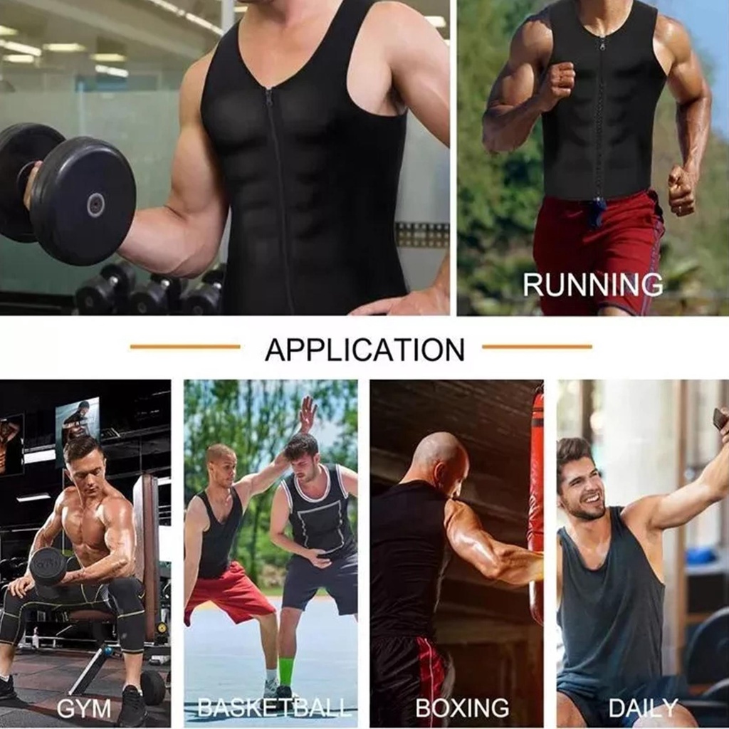 Áo Ba Lỗ Thoáng Khí Có Khóa Cài e8a2 Cho Nam