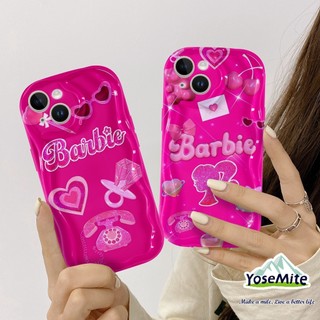 Ốp Barbie iphone Sóng nổi Ốp Điện Thoại Cho 6 / 6plus / 6s / 6splus / 7 / 7plus / 8 / 8plus / x / xr / xs / 11 / 12 / 13 / pro / max / plus / promax