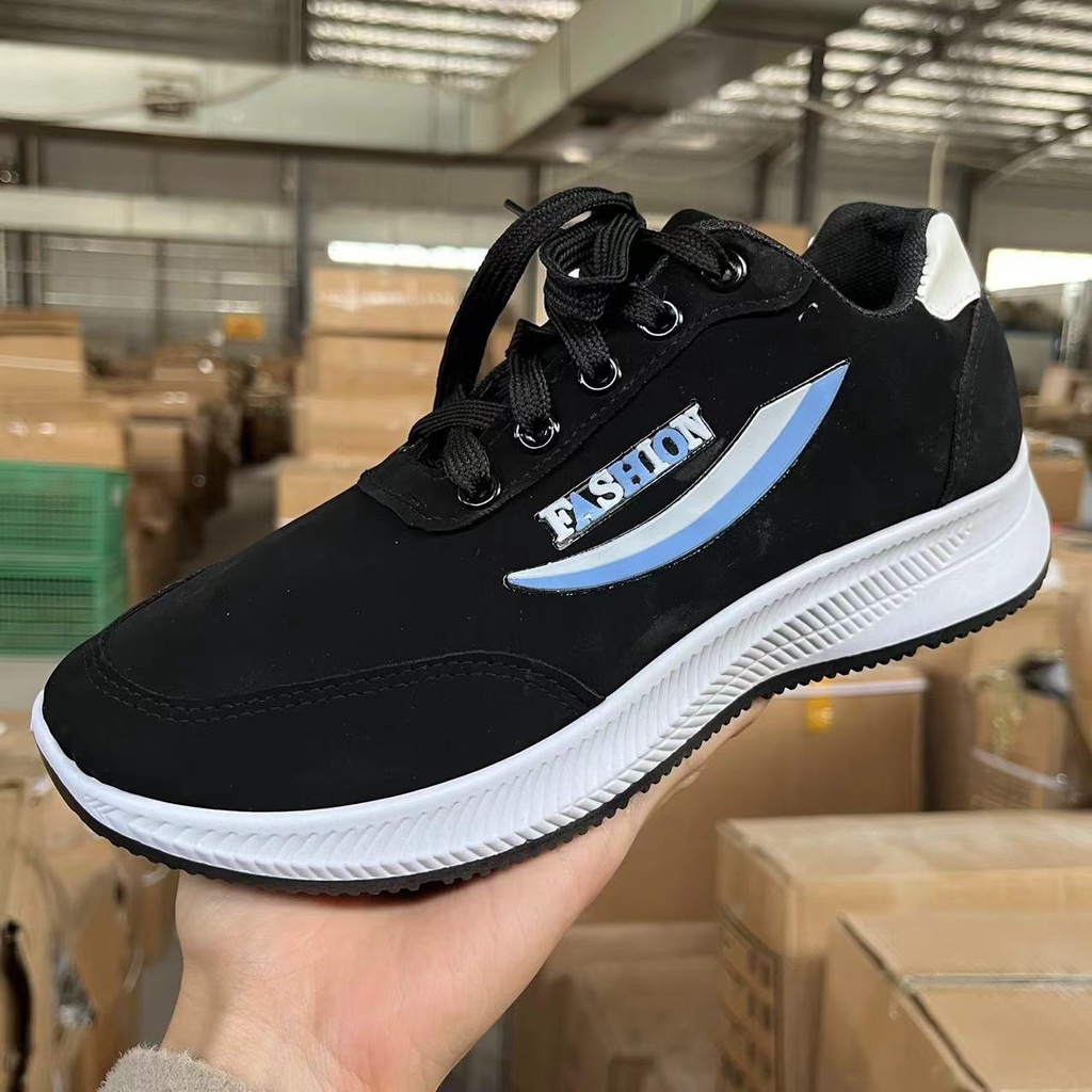 Giày Nam Thể Thao Chạy Bộ Lưới Thoáng Khí Mới  Sneaker Quai Ngang