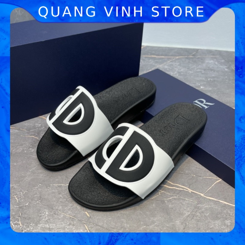 Dép quai ngang Lê Nam D.I.O.R CD Hàng Mới Nhất - Dép Quai Ngang Nam CD đế đúc chắc chăn, êm chân hot trend 2023
