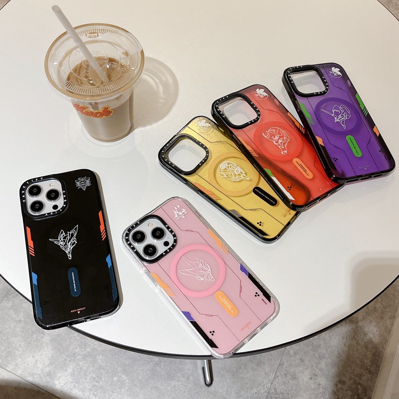 Original casetify eva evangelion test type-01 vỏ nhựa pc cho iphone 11 12 13 14 pro max vỏ