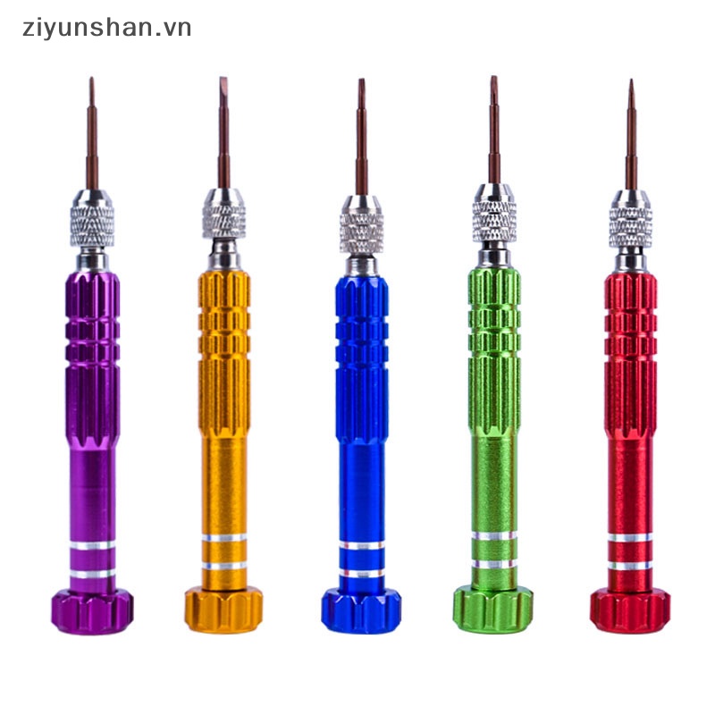Ziyunshan 5 in 1 screwdriver bit repair screen open precision screwdriver tua vít vn