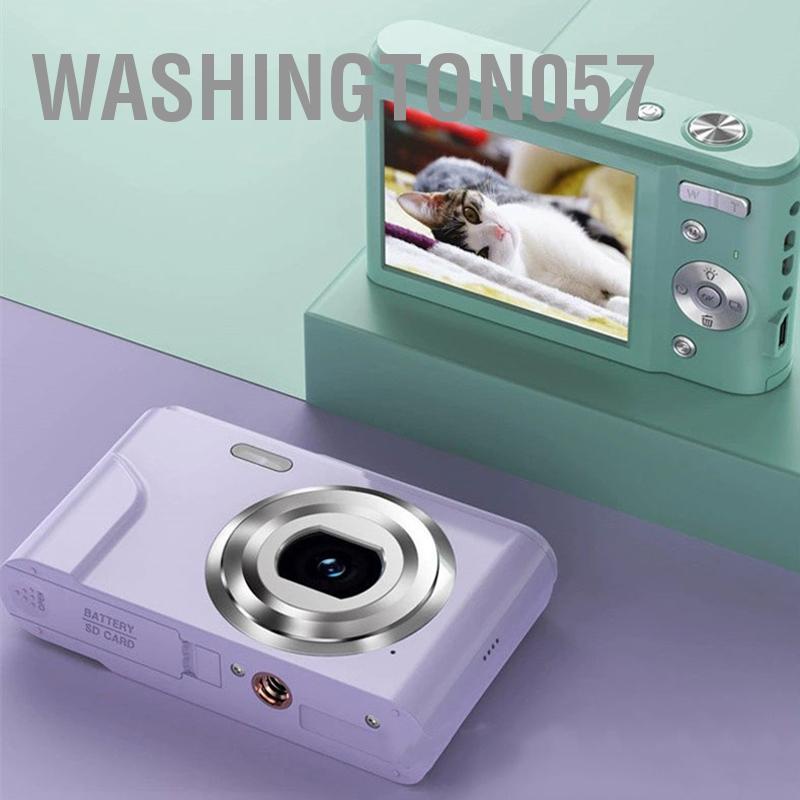 Washington057 Máy ảnh trẻ em kỹ thuật số HD di động nhỏ gọn 48MP với thẻ nhớ 32G cho bé trai gái