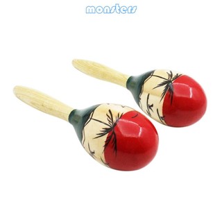 Mon hand sand hammer shaker hand rattle instrument maracas toy for children and kids