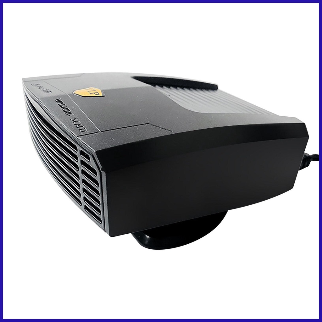 Máy sưởi ô tô 12v / 24v quạt di động rã đông 180w sưởi ấm làm mát kính chắn gió demister 360 cơ sở có thể điều chỉnh công suất cao robpvn