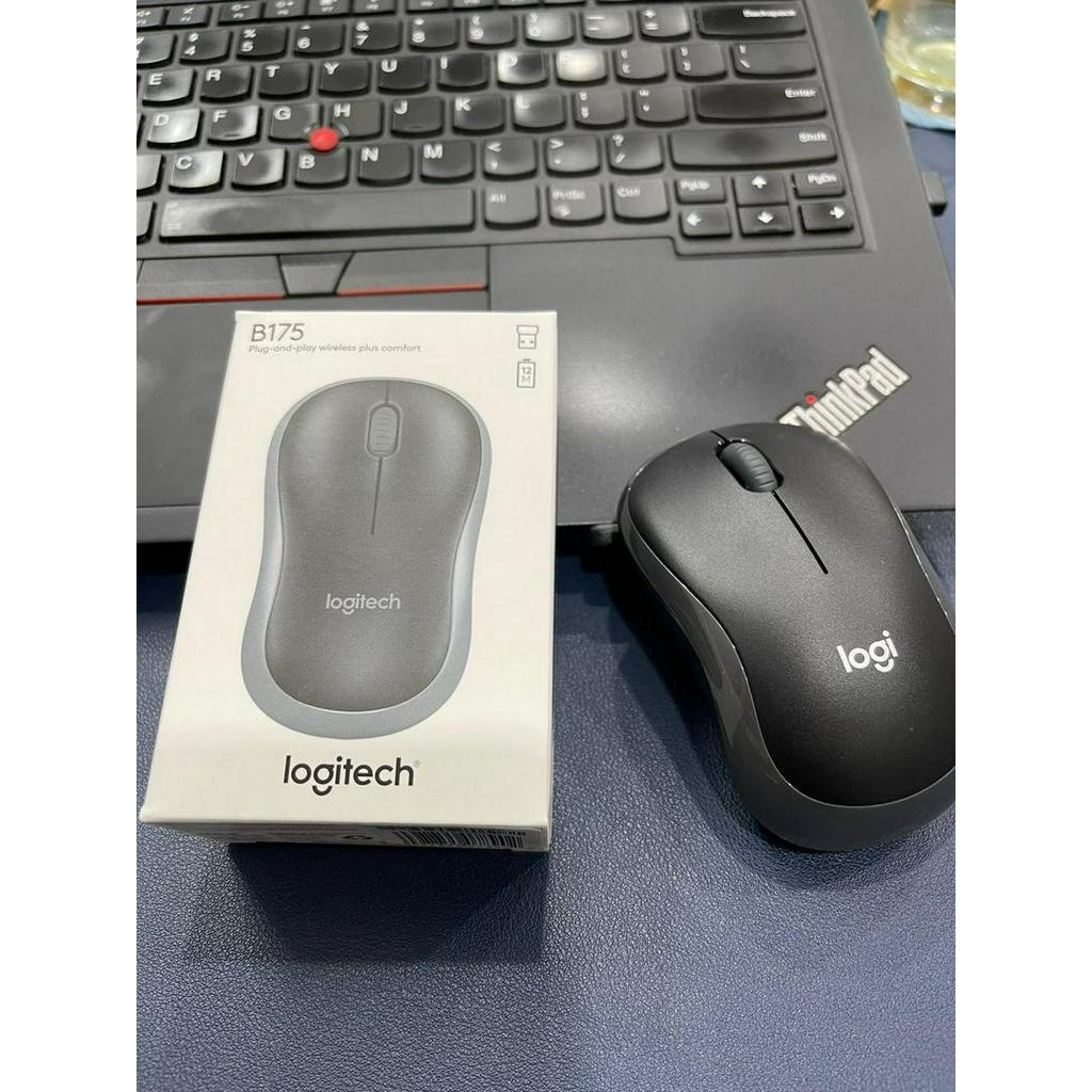Chuột Không Dây Logitech B175 - USB 2.4Ghz, Nhỏ Gọn, Pin Trâu, Phù Hợp PC/Laptop - Bảo Hành 36 Tháng