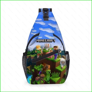 Minecraft sinh viên messenger túi đeo thắt lưng túi nhỏ túi đeo ngực du lịch ngoài trời 1