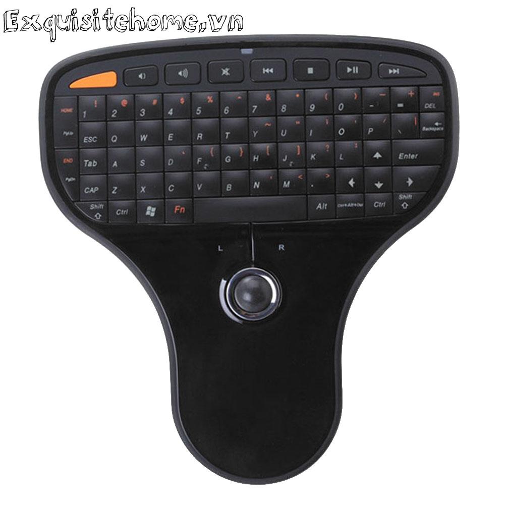 N5901 bàn phím từ xa đa phương tiện không dây mini chuột không dây với trackball