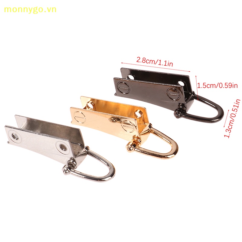 Monnygo 1 Bộ Kẹp Móc Bên Hông Neo Bằng Kim Loại Có Vòng Khóa d Cho Túi Xách vn