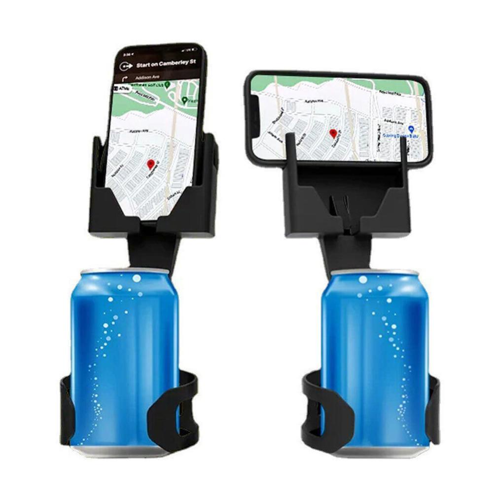 Nanasalonnn universal 2 in 1 anti-falling car water cup stand holder phone mount storage cup water bottle mobile navigation position phụ kiện b4z1