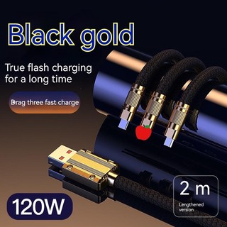 3 trong 1 120w 6a sạc siêu nhanh cáp usb loại c bện dày hơn cho iphone samsung android sạc điện thoại cáp micro usb c