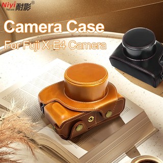 Vỏ máy ảnh bằng da pu cho fuji xe4 x-e4 xa5 xh2 xh2s xt4 xt10 xt20 xt30 xs20 túi bảo vệ máy ảnh không gương lật toàn thân