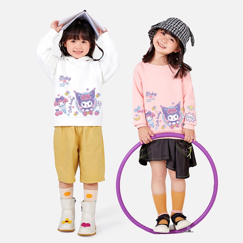 Dễ Thương Áo Khoác Mỏng In Hình kuromi Thời Trang Xuân Thu 2023 Cho Bé Gái