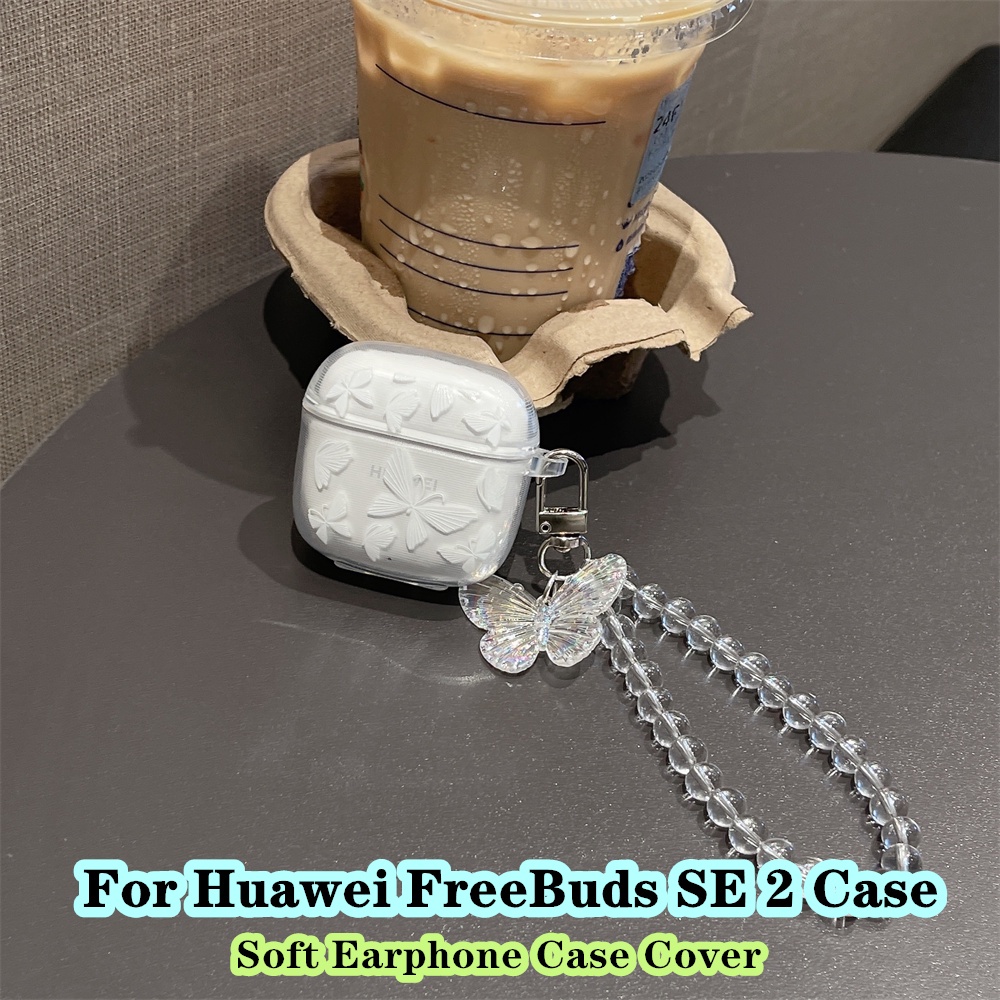 Giảm giá hấp dẫn đối với huawei freebuds se 2 case vòng đeo tay trong suốt phim hoạt hình cho huawei freebuds se 2 vỏ bọc tai nghe mềm