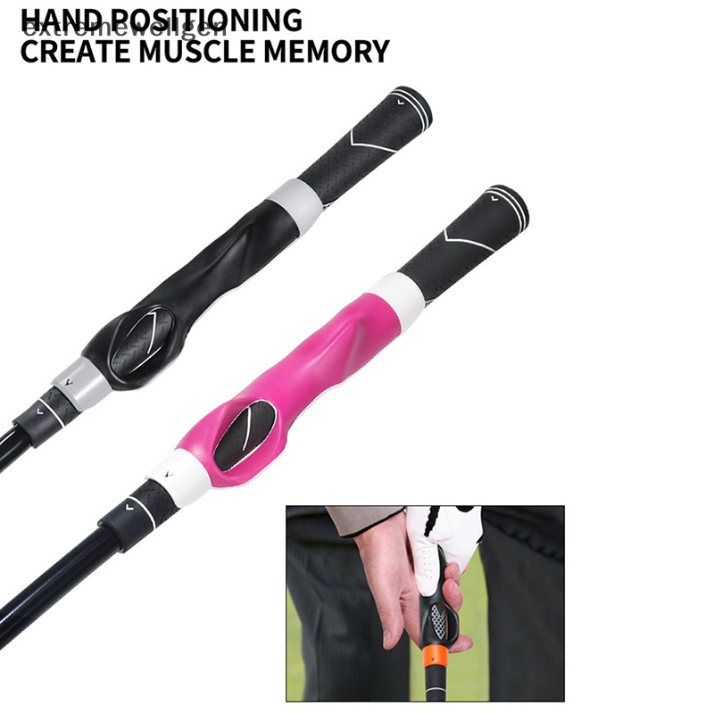 Golf grip trainer phần đính kèm golf swing trainer ngoài trời cho người mới bắt đầu căn chỉnh cử chỉ hỗ trợ đào tạo chính xác grip aid llf