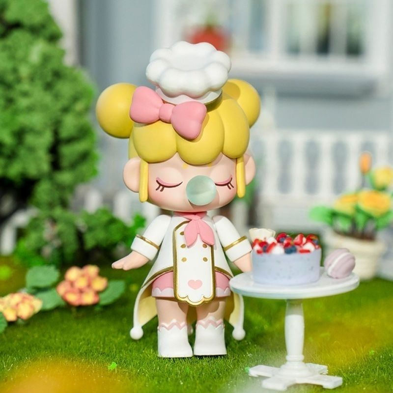 Panda ~  hộp ngẫu nhiên, búp bê hoạt hình mini, dòng trà chiều Ruolai Dreamland để bàn đồ chơi trang trí hộp mù búp bê thu thập đồ chơi hình hộp quà tặng bất ngờ sản xuất tại Chin 0166