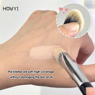 1pc angled contour makeup brushes / multi-function facial concealer brush / cover dark circles foundation brush detail beauty tool
