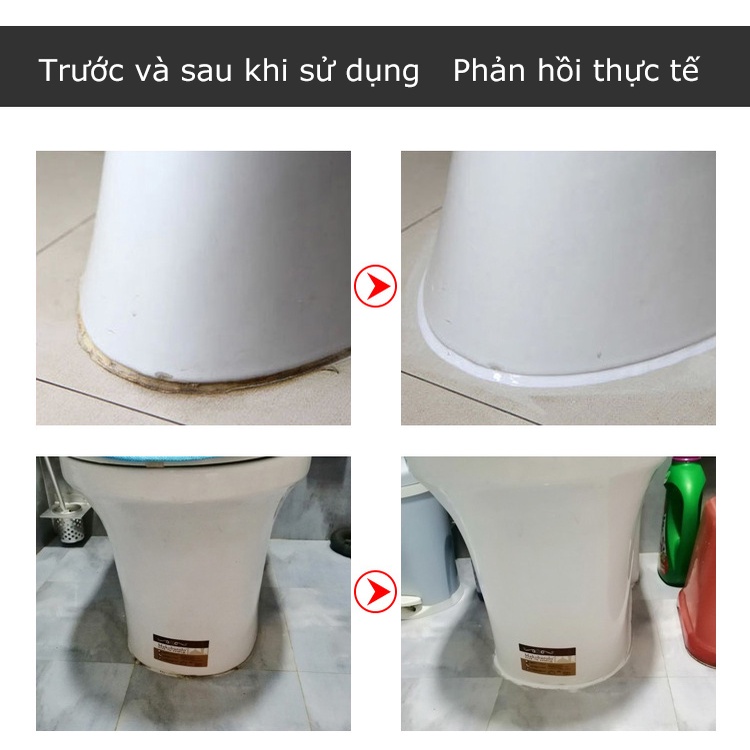 Keo trám gạch nhà tắm, nhà vệ sinh chuyên dụng, keo dán mạch gạch chống thấm nước dung tích 180ml SHERI