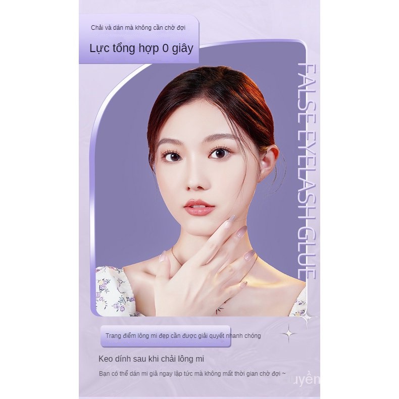 Keo Dán Lông Mi Giả Hai Đầu Tự Nhiên Không Gây Kích Ứng Lâu Trôi
