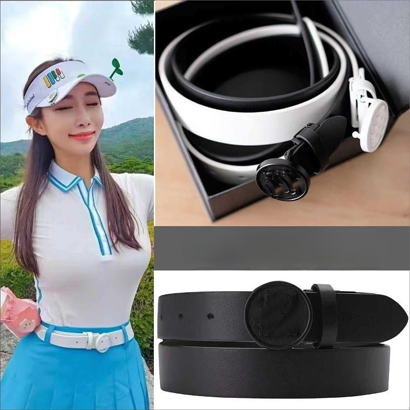 G4 golf belt 23 phong cách mới thắt lưng nữ cắt miễn phí thắt lưng da bò thời trang thường mặc-chống chịu đai bóng chơi gôn ngoài trời btne