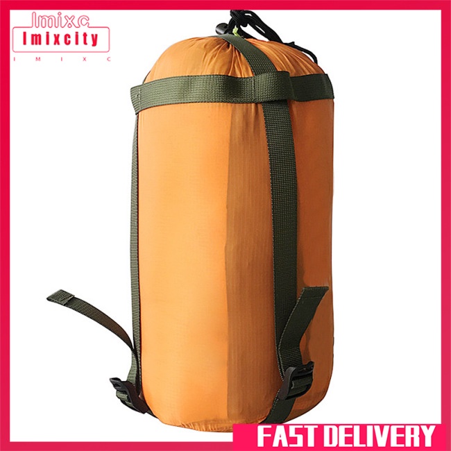 Túi ngủ cắm trại ngoài trời imixcity gói nén gói lưu trữ võng gói nhẹ cho du lịch cắm trại trôi dạt