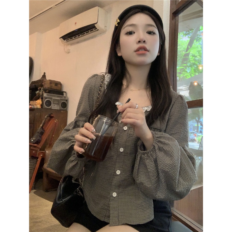 Áo sơ mi dài tay thời trang Hàn Quốc mùa hè cho nữ