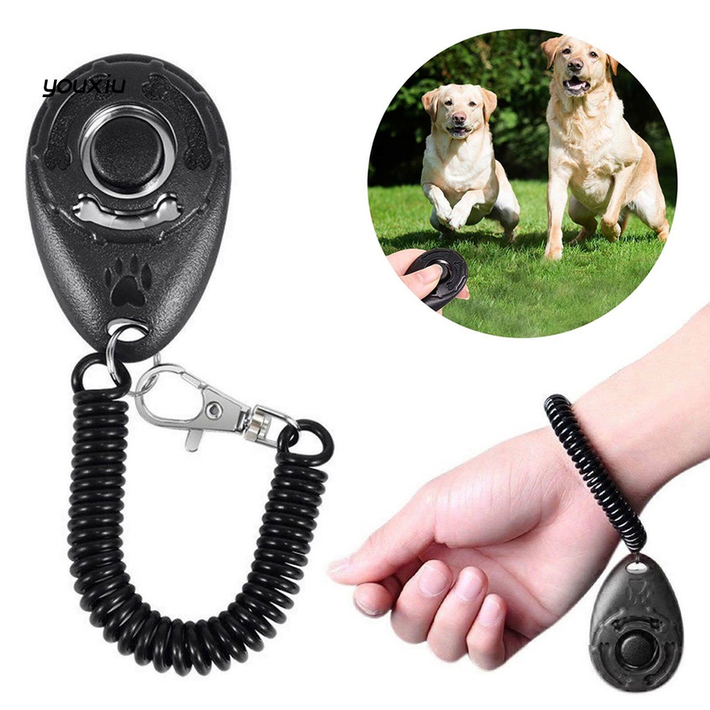 Yfp pet trainer hình bầu dục đàn hồi abs huấn luyện chó clicker cho ngoài trời