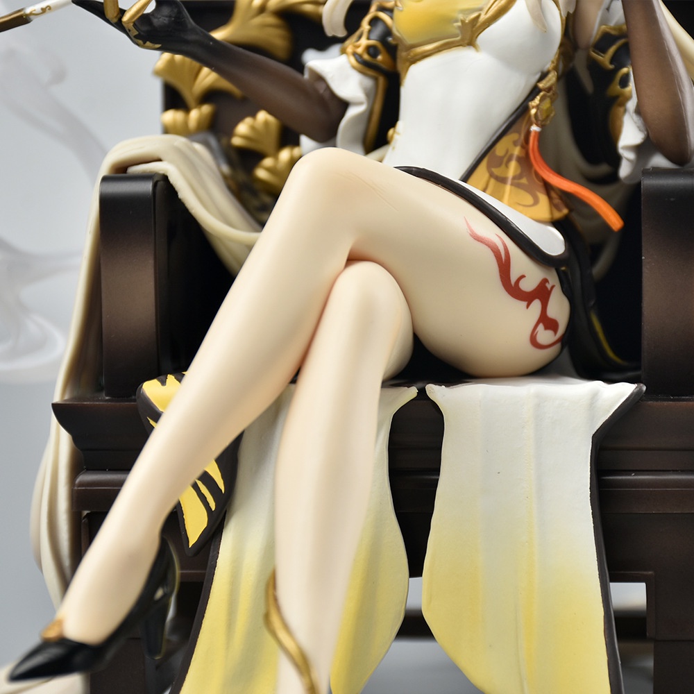 New genshin impact ningguang anime figure genshin impact zhongli action figure klee / paip figurine collection mô hình đồ chơi búp bê