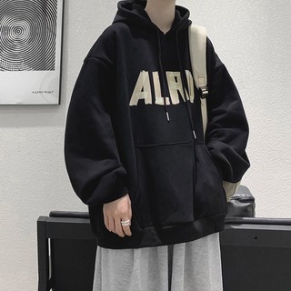 ( Có sẵn ) Áo hoodie cotton dáng rộng phong cách mùa thu đông Hồng Kông 2021 cá tính cho nam 'AO.'